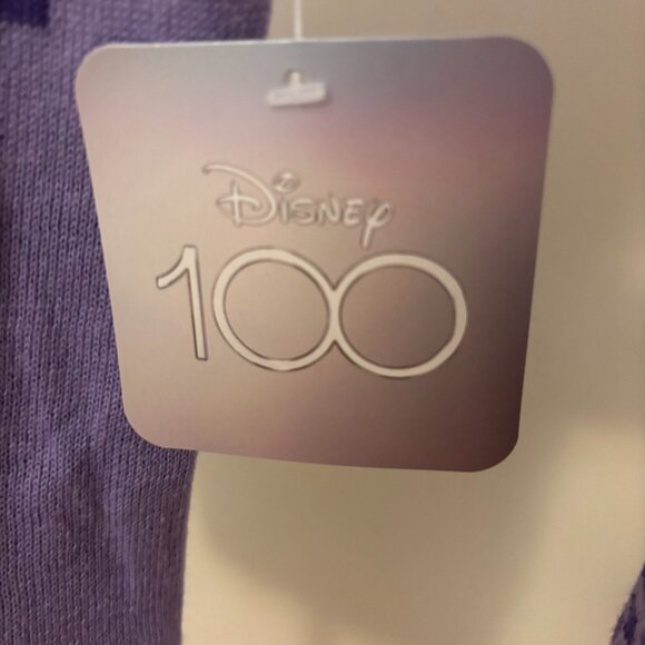 Disney 100th Mickey Mouse and Friends Long Sleeve Sweater-Purple Small (6-6x)NWT - Picture 3 of 4